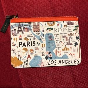 *NEW* Rifle Paper Co. Everyday Pouch in 'Bon Voyage'